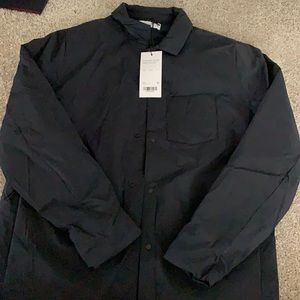 Hill city black  thermal shirt jacket